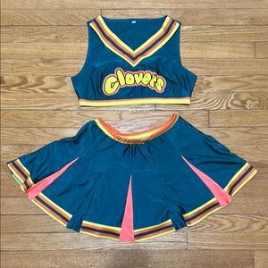 Bring it On, Clovers cheerleader outfit! Size “L”. New without tags. Never worn